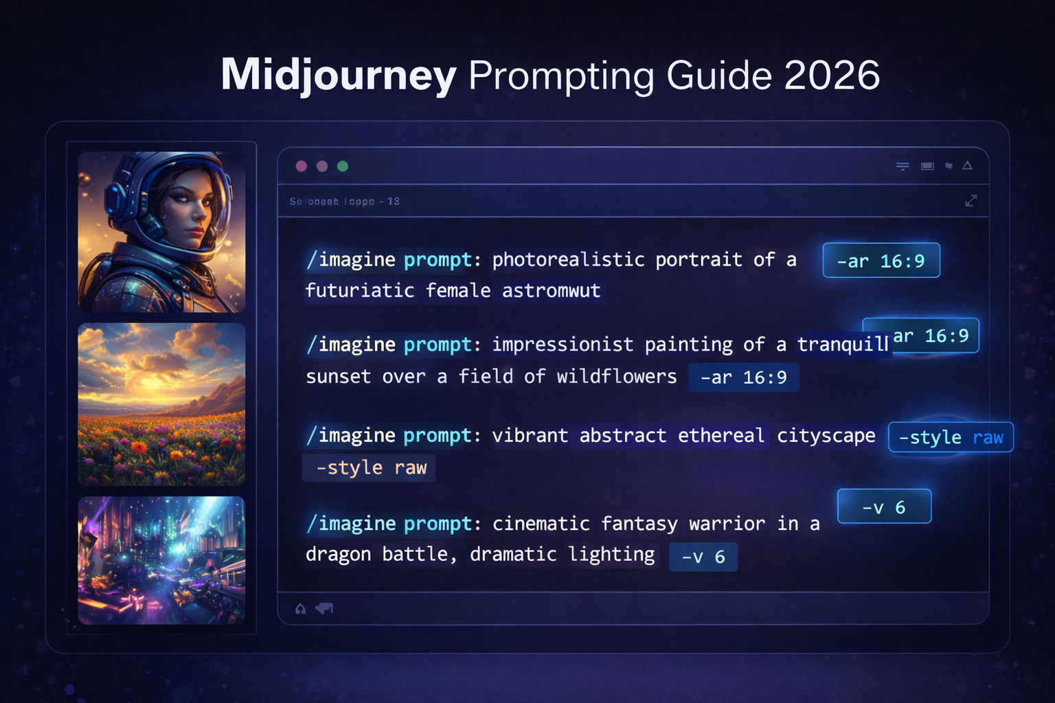 Midjourney Prompting Guide 2026: Master AI Image Generation in 10 Minutes